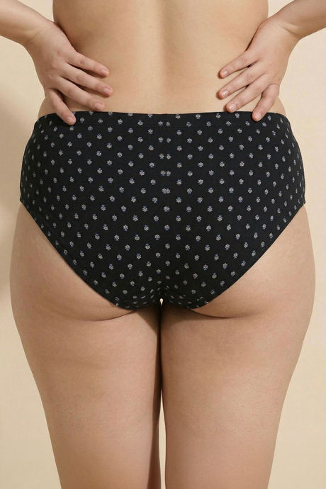 Zivame Medium Rise Full Coverage Hipster Panty (Pack of 3) -  Multicolor — image 8